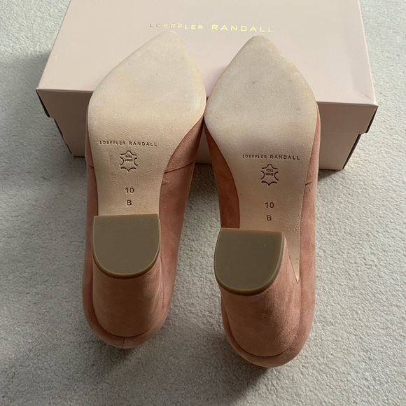 LOEFFLER RANDALL Sz 10 Paulina Pump Coquille, beautiful pink suede, brand new - Picture 5 of 8